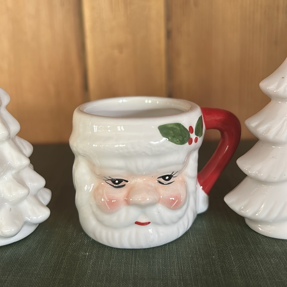 Pottery Barn Santa Espresso Mug